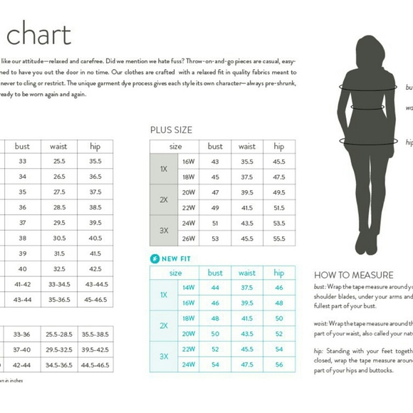 Sizing Chart - Picture 1 of 1